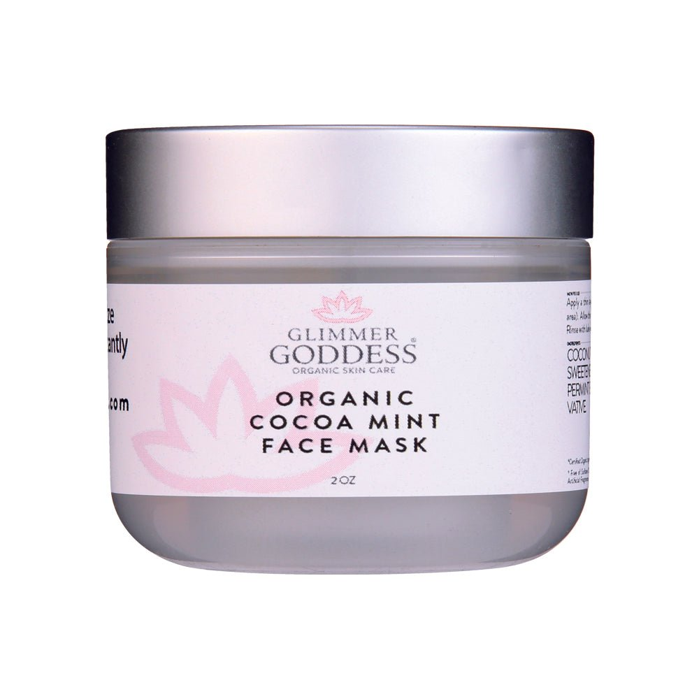 Organic Cocoa Mint Skin Tightening Face Mask Skin Brightener